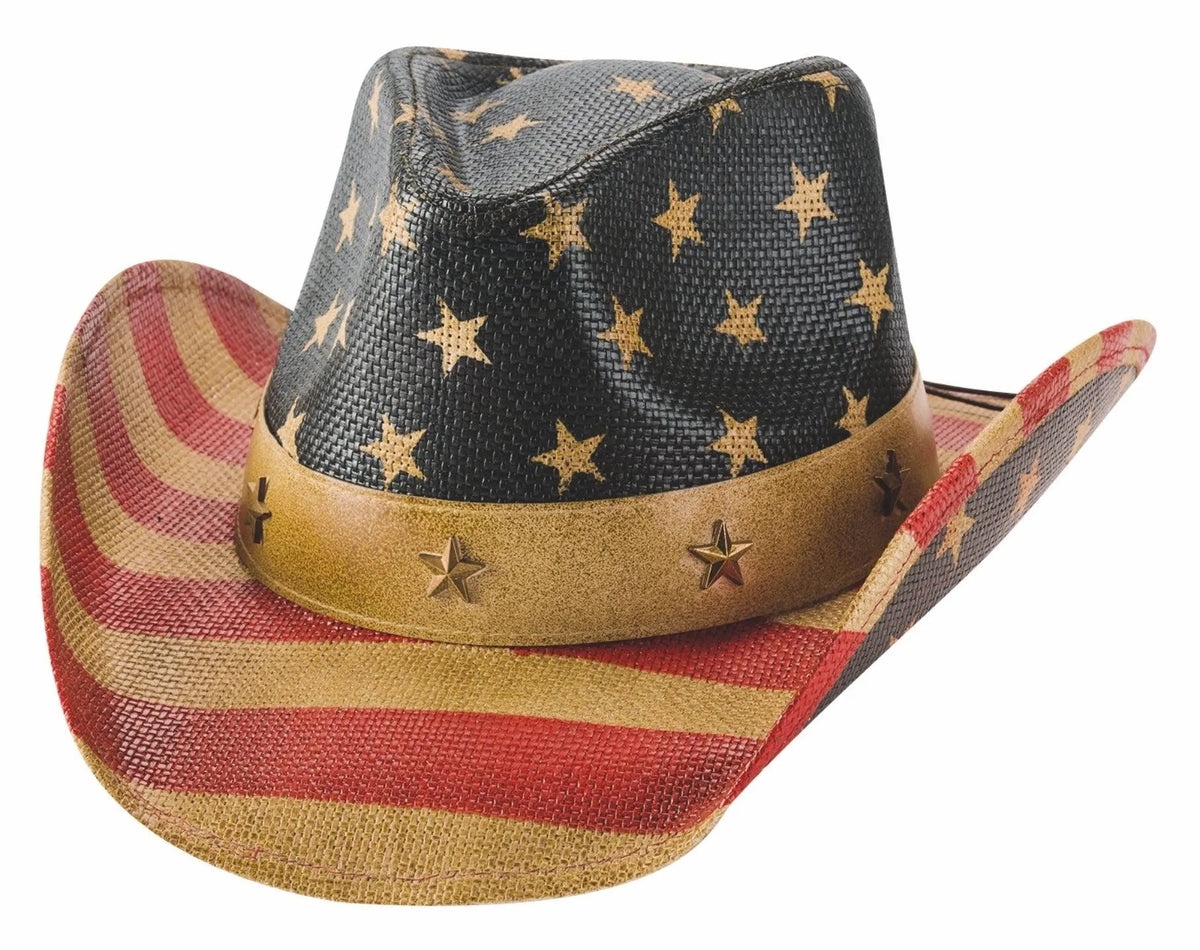 Bullhide Old Glory - Sombrero Vaquero de Paja