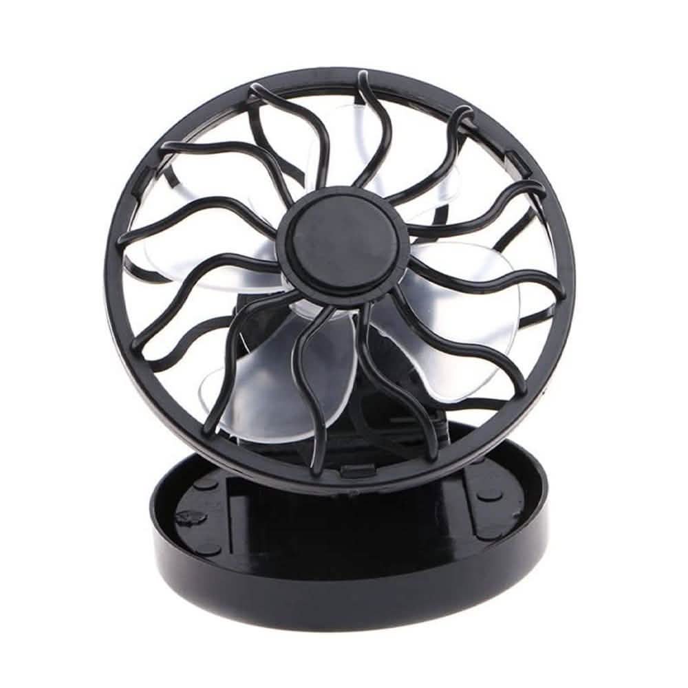 Ventilador solar portátil con clip para exteriores