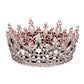 Oval Stone Accented Pageant Crown Tiara