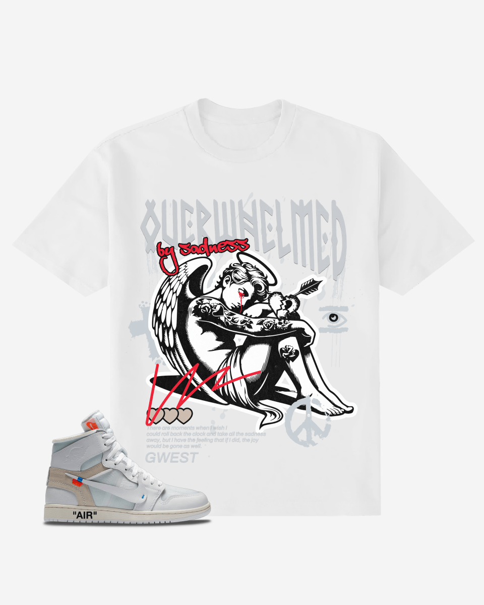 G West Overwhelmed by Sadness Oversized  T-Shirt Mens