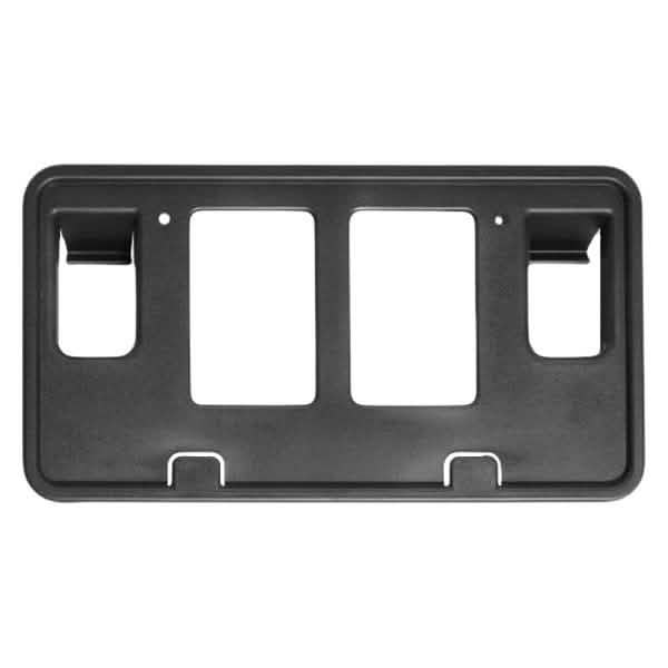 OxGord® Soporte negro para placa de matrícula delantera