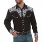 Scully Floral Tooled Embroidery - Men's Western Shirt