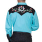 Scully Horseshoe and Roses - Men's Western Shirt