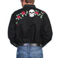 Scully Skull and Rose Embroidery - Mens Western Shirt