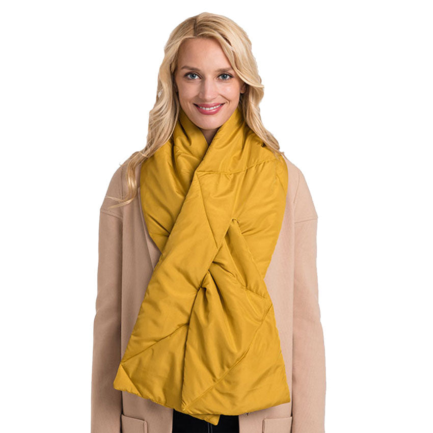 Padding Oblong Pull Through Scarf
