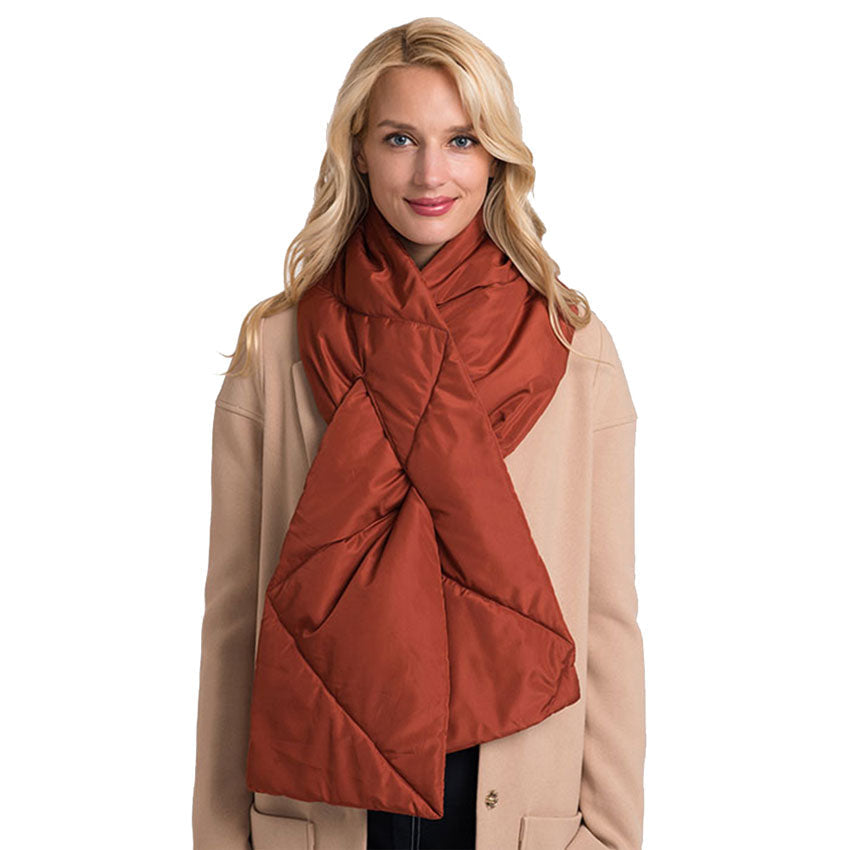Padding Oblong Pull Through Scarf
