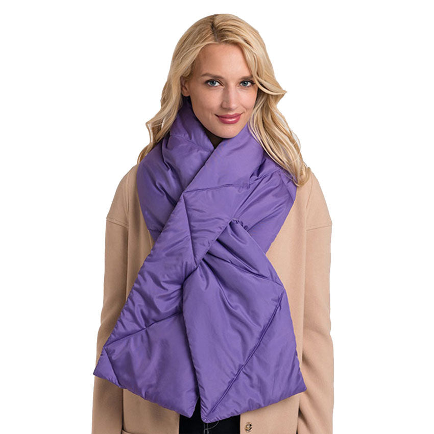 Padding Oblong Pull Through Scarf