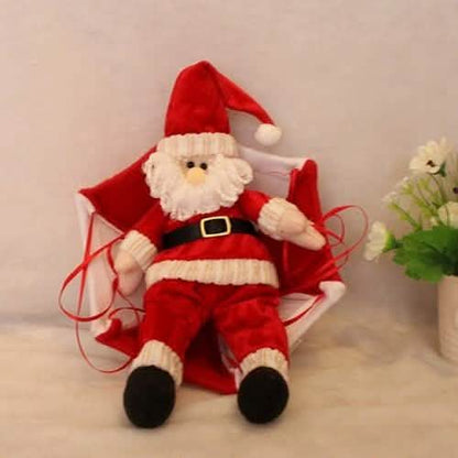 Adorno de Papá Noel paracaidista