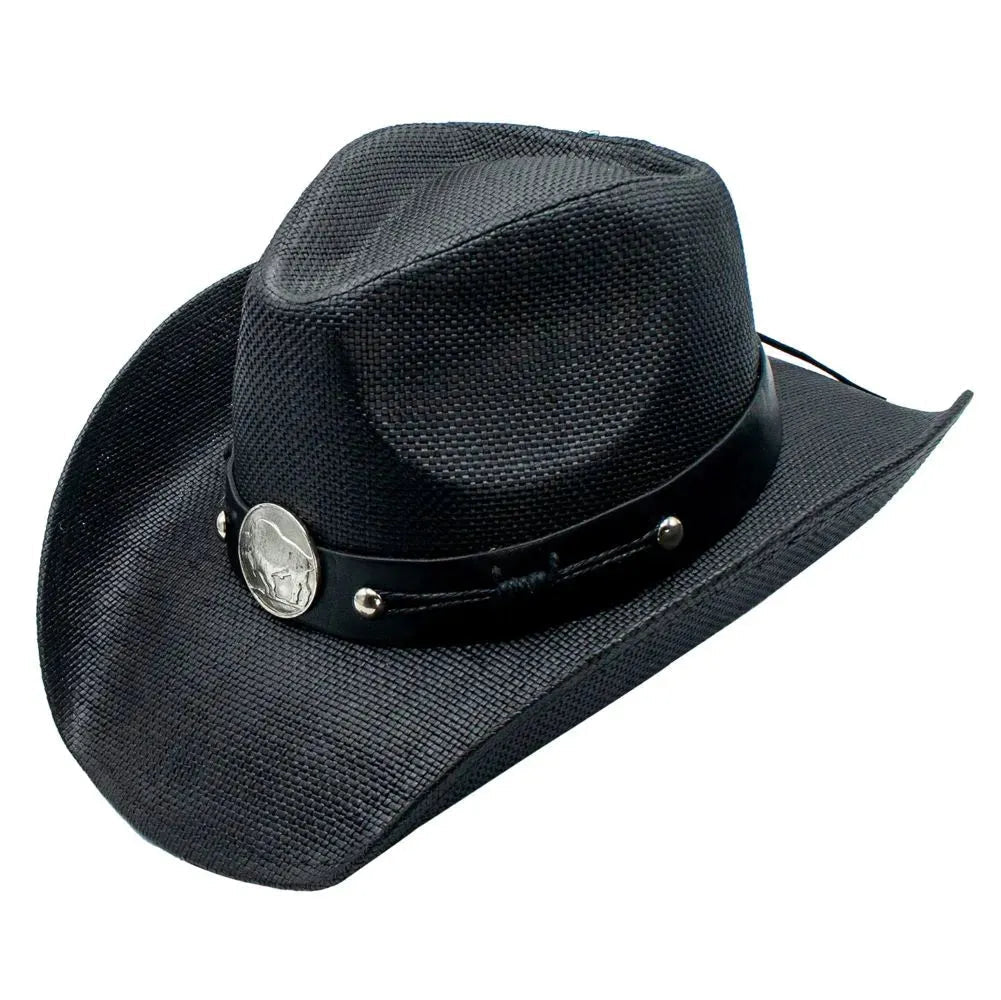 Peter Grimm Parrandas - Sombrero vaquero de paja