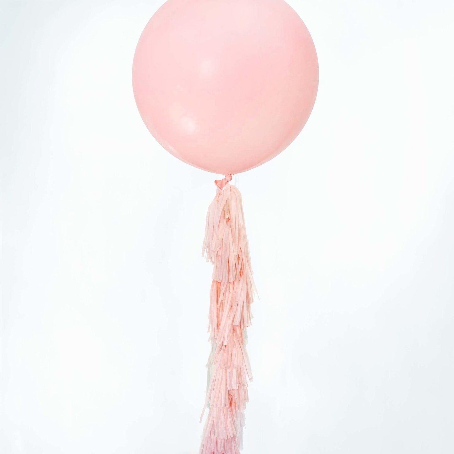 DIY Pink Tassel Tail Kit | Paper Fringe Garland & Balloon Decor
