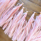 DIY Pink Tassel Tail Kit | Paper Fringe Garland & Balloon Decor