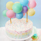 Pastel Mini Balloon Cake Topper Kit – Aesthetic Party Decor for Birthdays & Celebrations