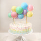 Pastel Mini Balloon Cake Topper Kit – Aesthetic Party Decor for Birthdays & Celebrations