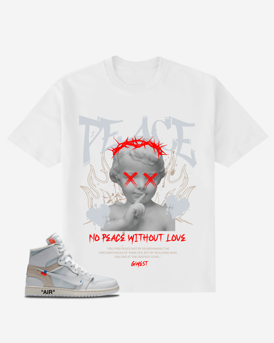 G West Peace Oversized  T-Shirt Mens