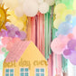 Best Day Ever Inspired Pastel Rainbow Balloon Garland Kit