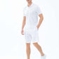 Performance Men's Classic Tennis Rib Collar Polo - White