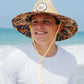 Peter Grimm Sublime Paddle Out Lifeguard - Sombrero de salvavidas de paja de centeno