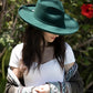 Peter Grimm Shannon - Wide Brim Wool Felt Cowgirl Hat