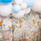 Kit de guirnalda de globos Peter Rabbit azul hielo y blanco