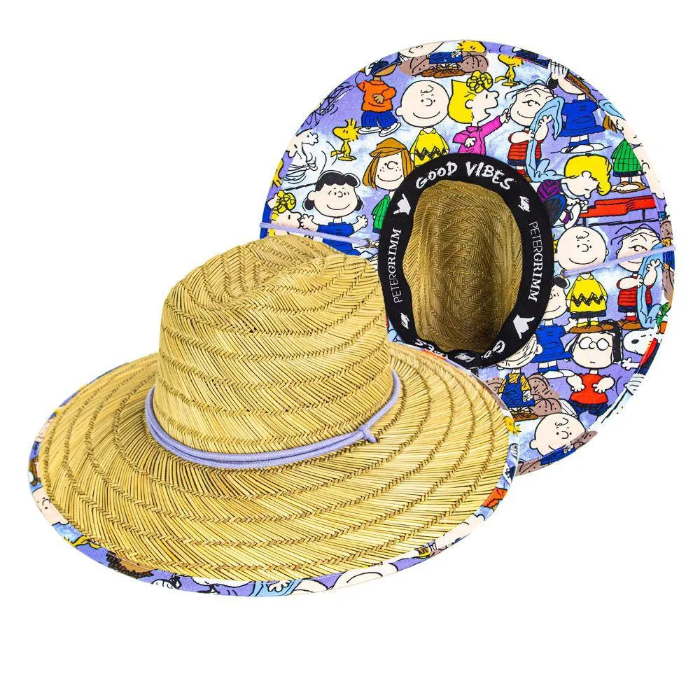 Peter Grimm Personajes Peanuts - Sombrero de salvavidas de paja de centeno