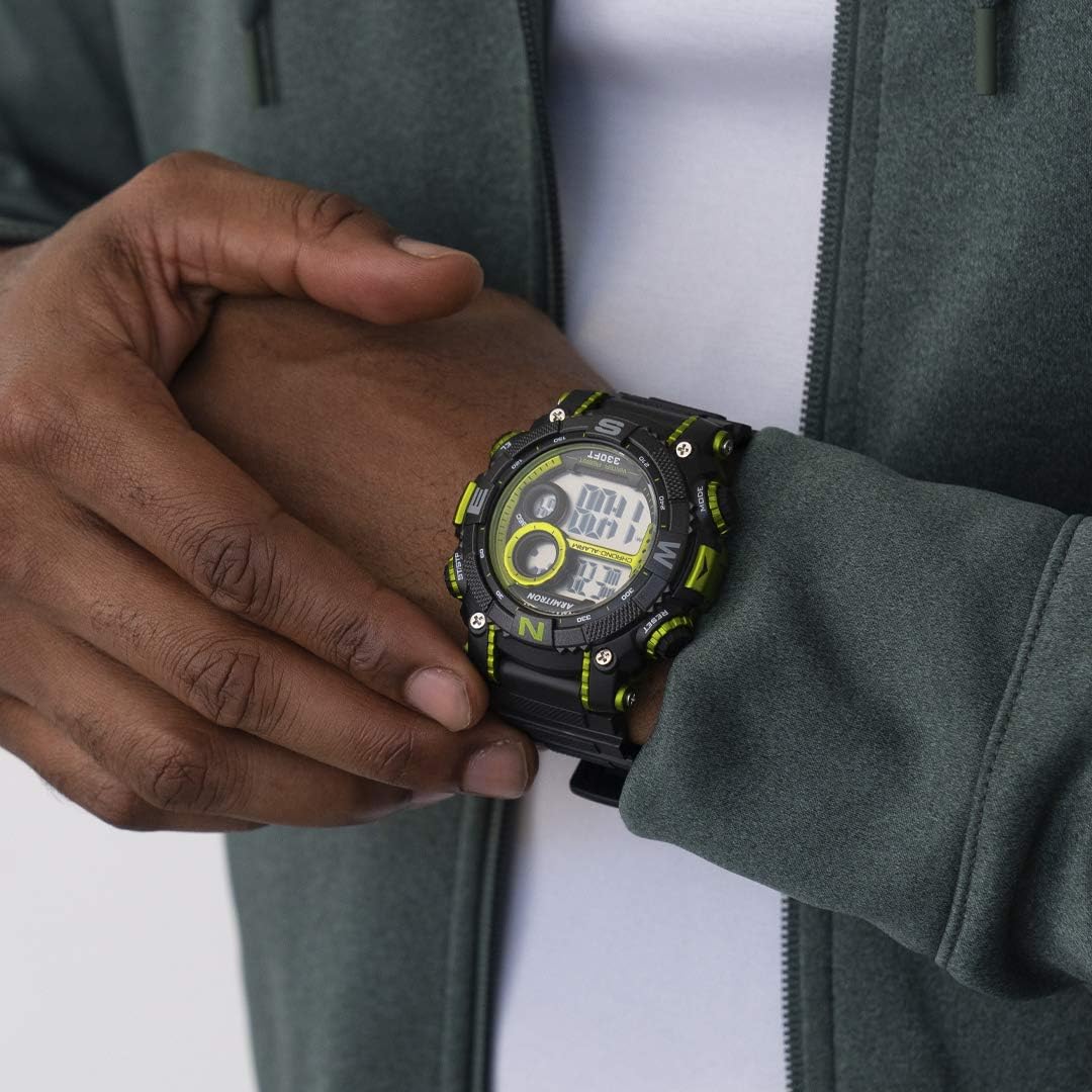 Reloj Armitron Sport de hombre, digital, con cronógrafo y correa de resina, 40/8284