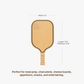 Pickleball Charcuterie Cutting Board -"Just One More Game"