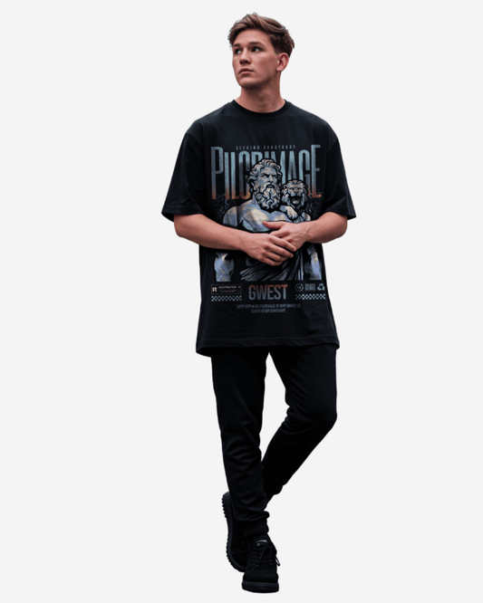 G West Peregrinación de la Esperanza Camiseta Oversize Hombre