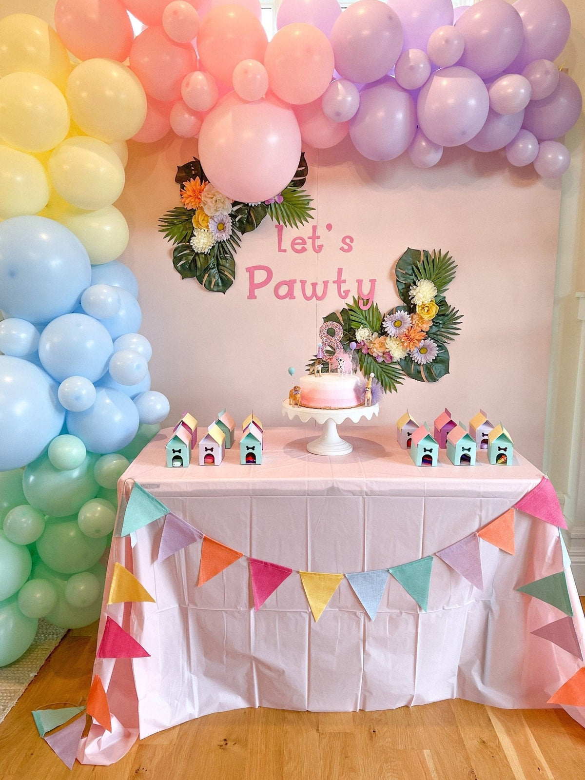 Pink Balloon Garland