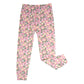 Pijama de niño grande con estampado floral de limones rosas