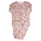 Pijama de niño grande con estampado floral de limones rosas