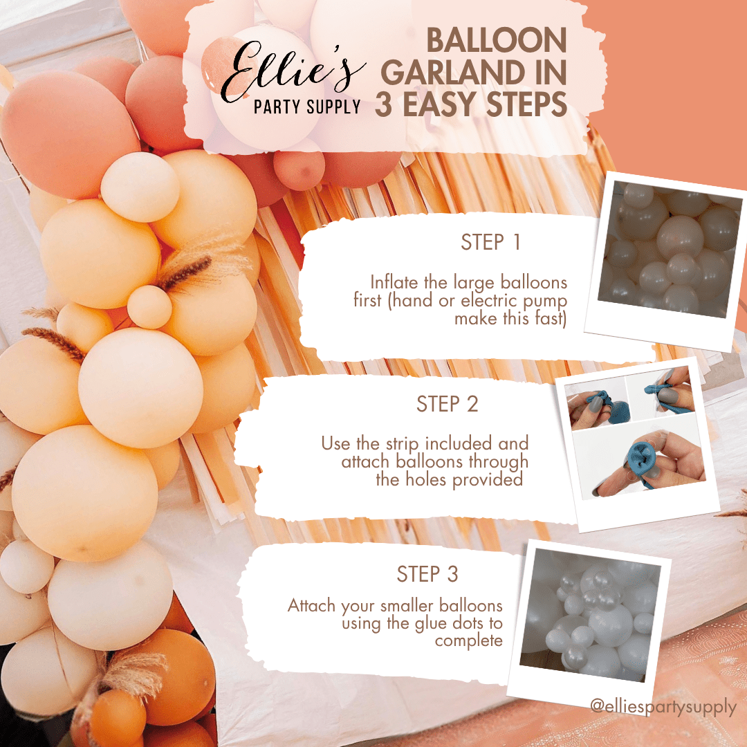 Pink & Gold Balloon Garland Kit