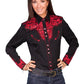 Scully Floral Tooled Embroidery - Women's Western Shirt