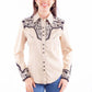 Scully Floral Tooled Embroidery - Women's Western Shirt