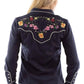 Scully Bright Floral Embroidery - Womens Western Shirt