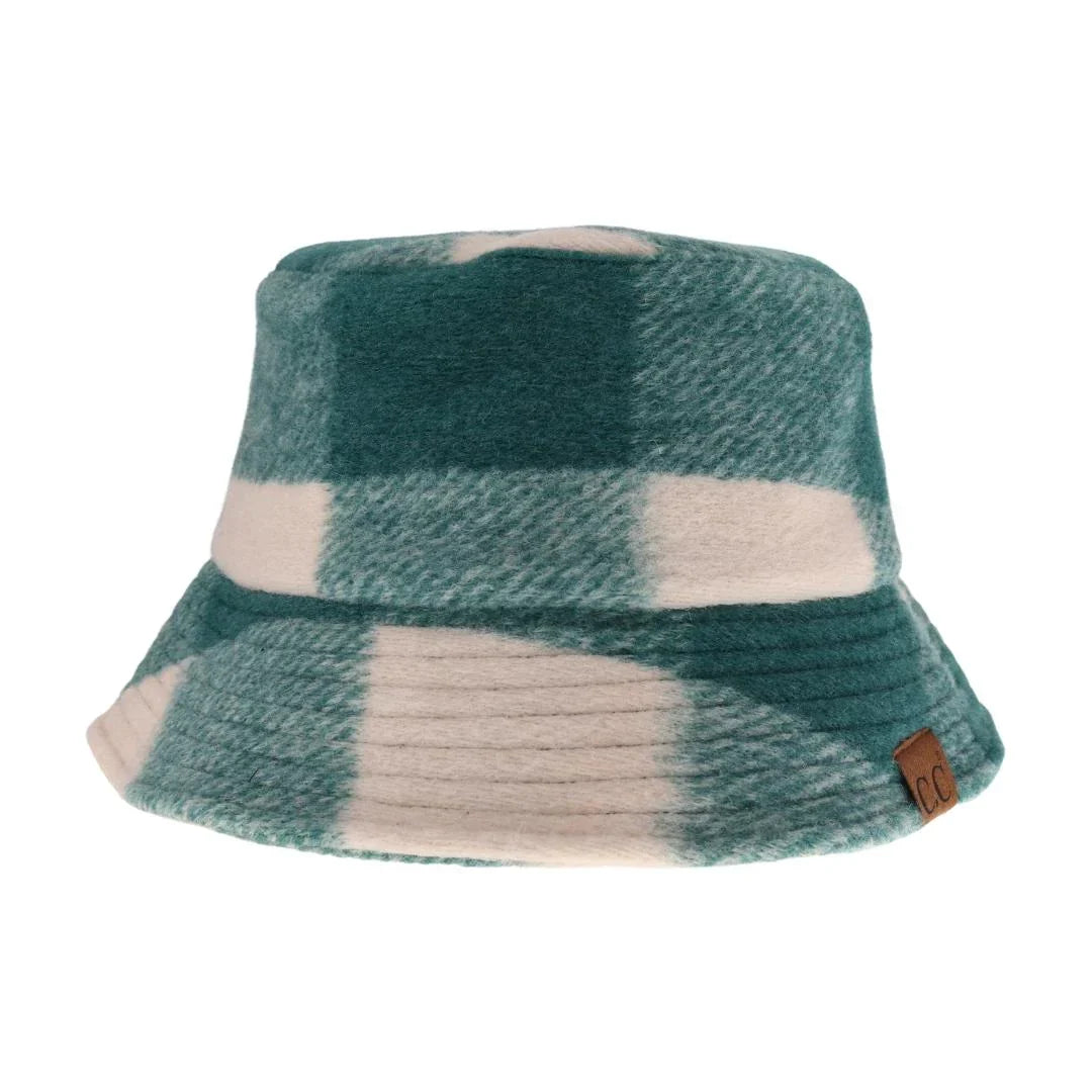 Plaid C.C Bucket Hat