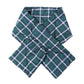 Bufanda acolchada a cuadros tipo Plaid