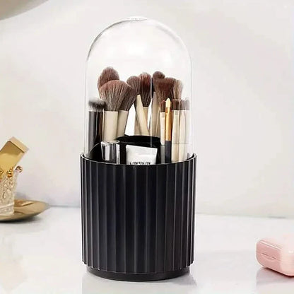 Caja de almacenamiento de brochas de maquillaje de plástico