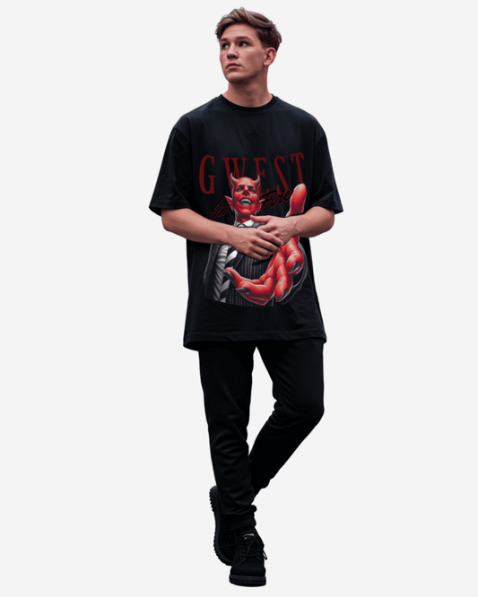 Camiseta extragrande G West Playing With Fire para hombre