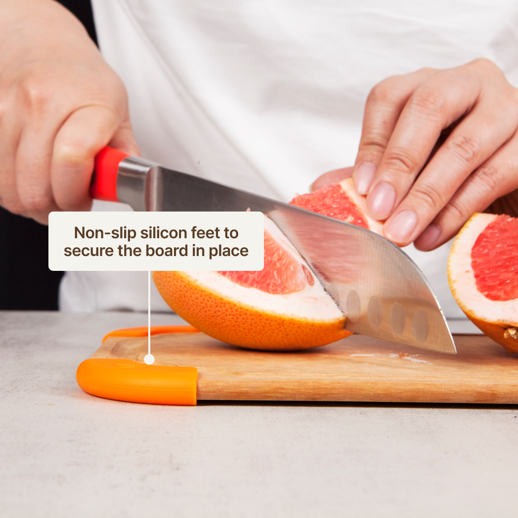 Premium Series Cutting Board - Non Slip & Color Code - Small