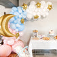 Paquetes de globos de látex Premium Azul Hielo (5, 11, 16, 24 y 36 pulgadas)