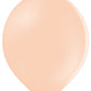 Globos de látex prémium color durazno en racimo (5, 11 y 17 pulgadas)