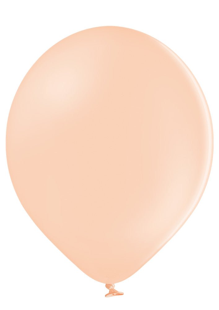 Globos de látex prémium color durazno en racimo (5, 11 y 17 pulgadas)