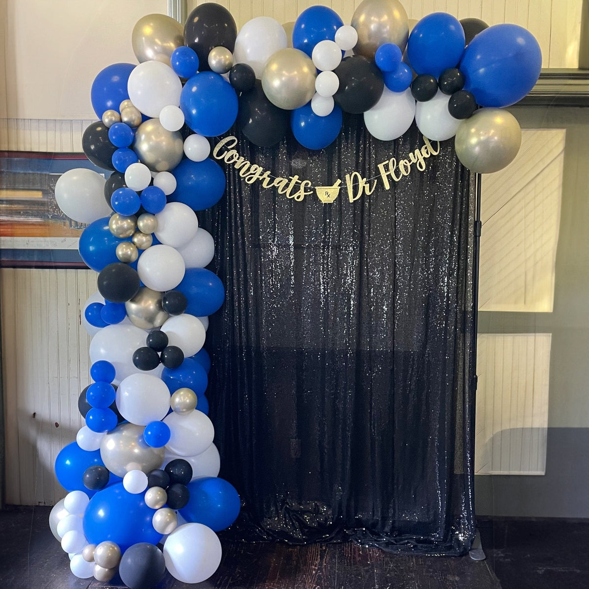 Paquetes de globos de látex azul real premium (5, 11, 16, 24 y 36 pulgadas)