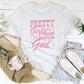 Christian Women's Faith Top – "Pretty Girls Love God" Graphic Shirt