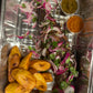 Grilled Mackerel Fish With Fried Plantain