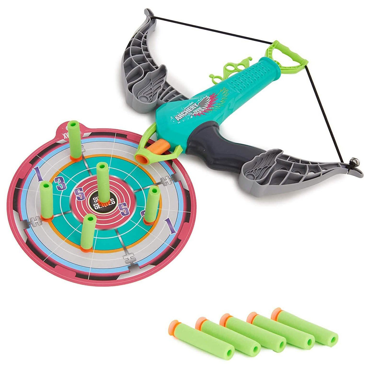 Miniarco de tiro con arco Pro Star con set de diana