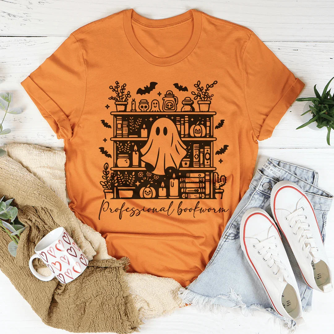 Sarcastic Career Title Shirt – "Professional Bookworm" Graphic Tee