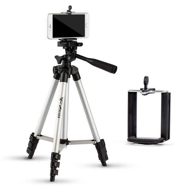 Soporte trípode plegable profesional para teléfono móvil