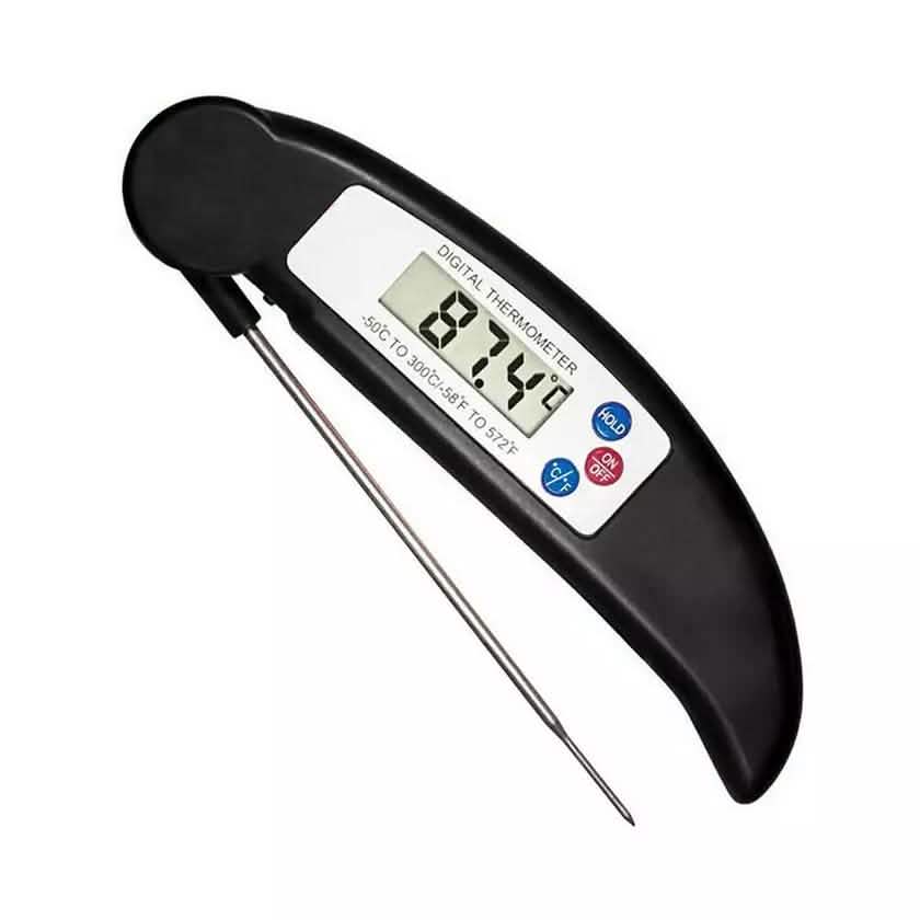 Termómetro digital ProThermo de lectura instantánea de acero inoxidable para carne y aves