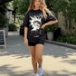 G West Punk Never Die Oversized Women's T-Shirt
